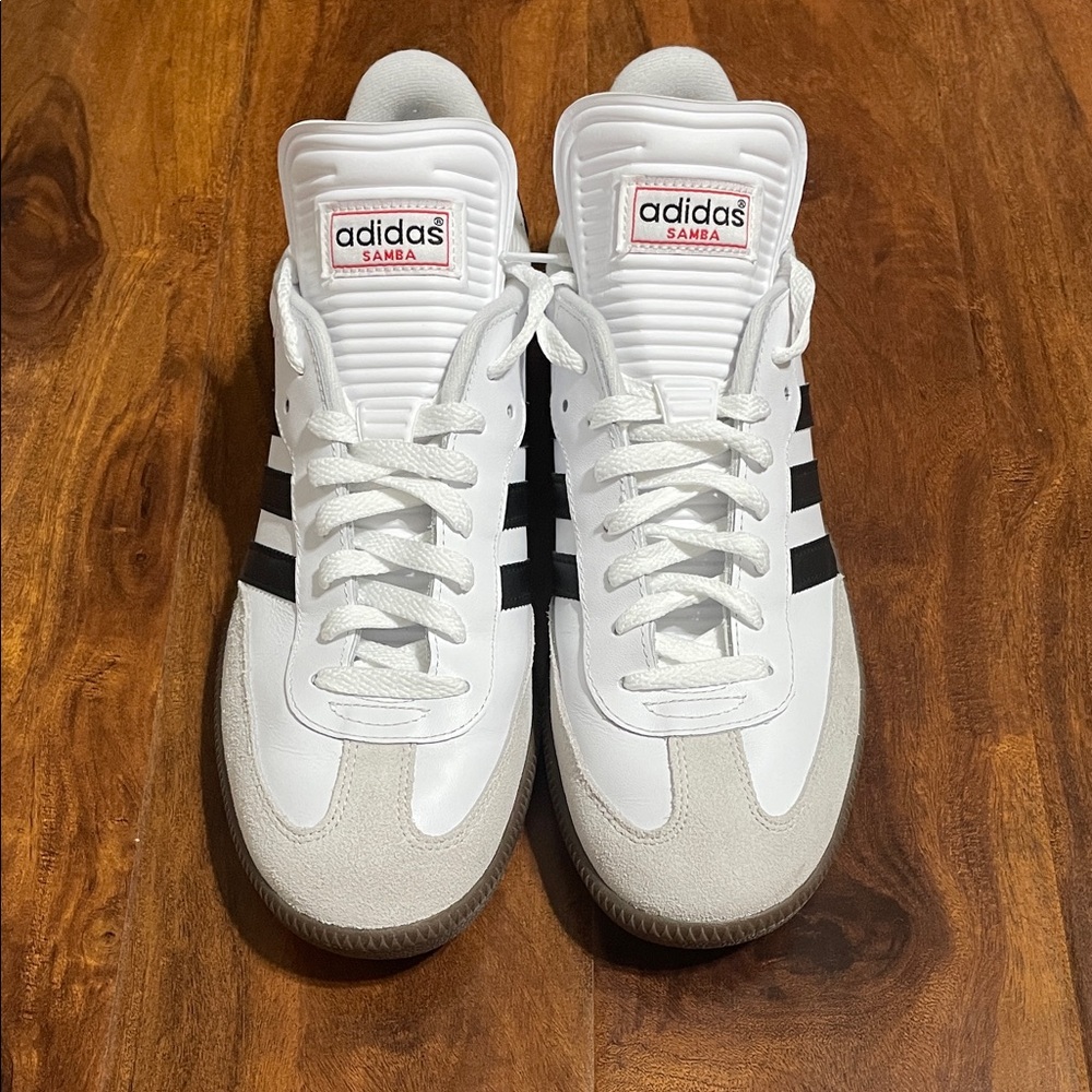 Adidas Samba White and Black Sneakers